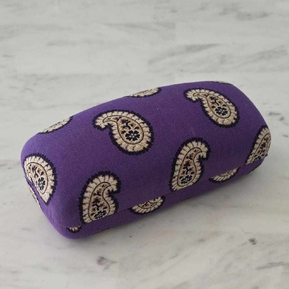 Vera Bradley Purple Paisley Cosmetic Case